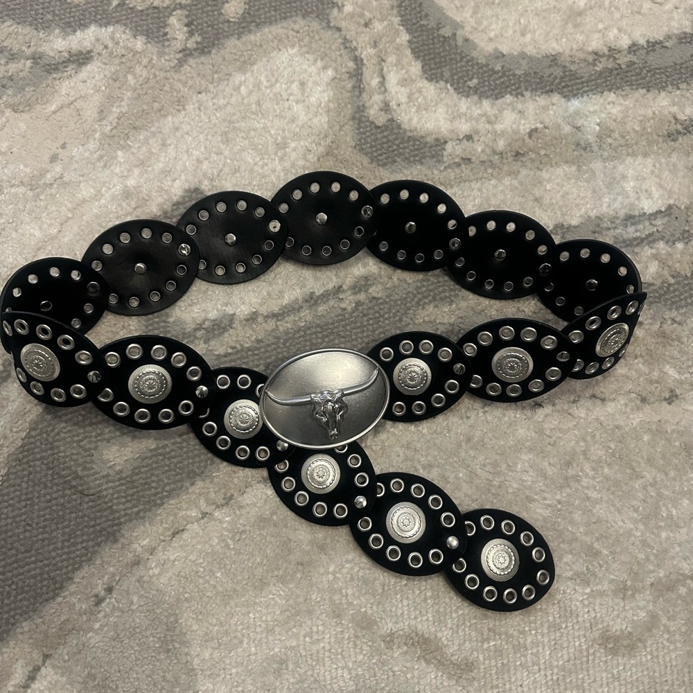 Black and Silver Women's Belt